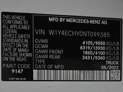 Used 2022 Mercedes-Benz Sprinter 2500 image 32
