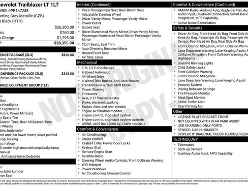 Certified 2023 Chevrolet TrailBlazer LT w/ Convenience Package image 11