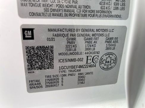 Used 2021 Chevrolet Silverado 1500 Custom image 33