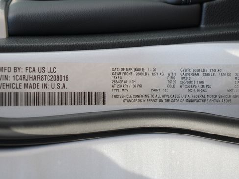 New 2026 Jeep Grand Cherokee Altitude AWD/4WD image 42