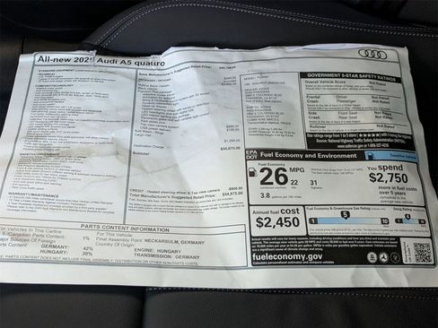 New 2025 Audi A5 2.0T Premium Plus image 18