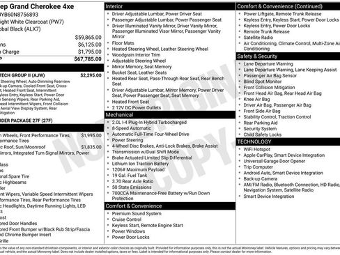 Used 2022 Jeep Grand Cherokee Limited 4xe w/ Luxury Tech Group II image 2