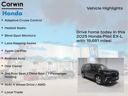 Used 2025 Honda Pilot EX-L image 6
