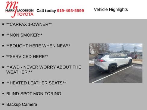 Used 2024 Toyota RAV4 XSE w/ Weather Package image 6