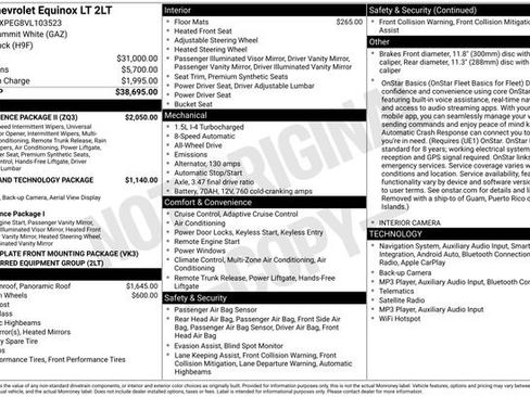 New 2027 Chevrolet Equinox LT w/ Convenience Package II AWD/4WD image 26