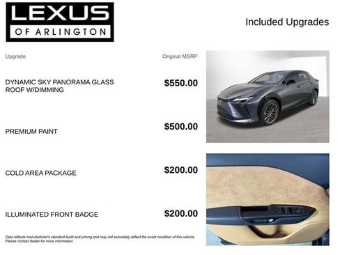Used 2023 Lexus RZ 450e Premium w/ Cold Area Package AWD/4WD image 4