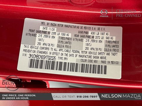 Certified 2025 MAZDA CX-30 AWD 2.5 S w/ Preferred Package image 54