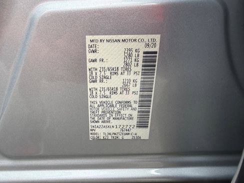 Used 2020 Nissan Murano S w/ Technology Package AWD/4WD image 24