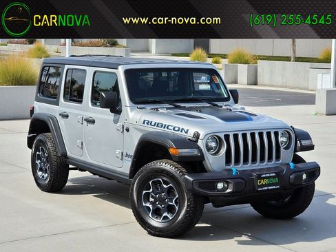 Used 2023 Jeep Wrangler Unlimited Rubicon 4xe w/ Cold Weather Group image 1