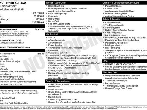 Used 2016 GMC Terrain SLT w/ Open Road Package AWD/4WD image 6