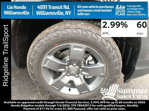 New 2026 Honda Ridgeline TrailSport image 10