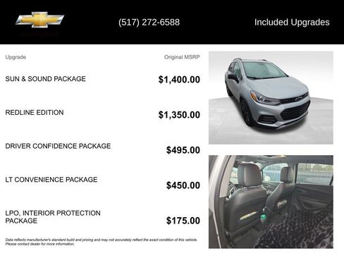 Used 2019 Chevrolet Trax LT w/ Sun & Sound Package FWD image 5