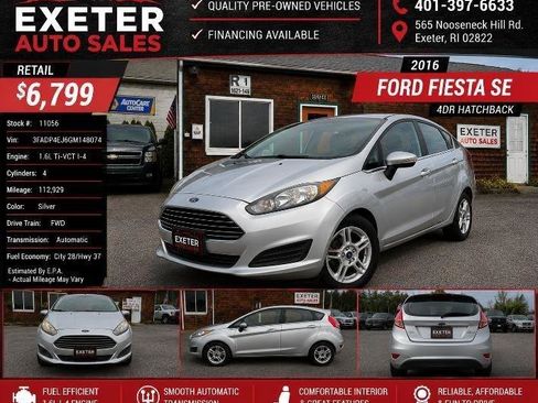 Used 2016 Ford Fiesta SE w/ Cold Weather Package FWD image 1