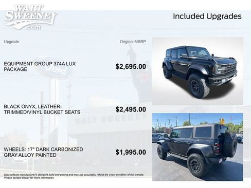 Certified 2022 Ford Bronco Raptor AWD/4WD image 11