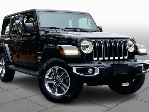 Used 2021 Jeep Wrangler Unlimited Sahara w/ LED Lighting Group image 2