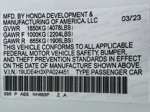 Certified 2023 Acura Integra A-Spec FWD image 34