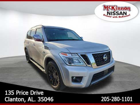 Used 2019 Nissan Armada Platinum w/ Captain's Chairs Package RWD image 1