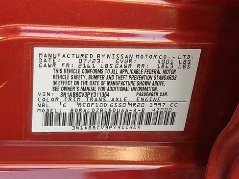 Used 2023 Nissan Sentra SV w/ All-Weather Package image 27