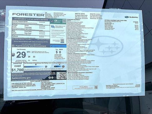 New 2026 Subaru Forester image 19