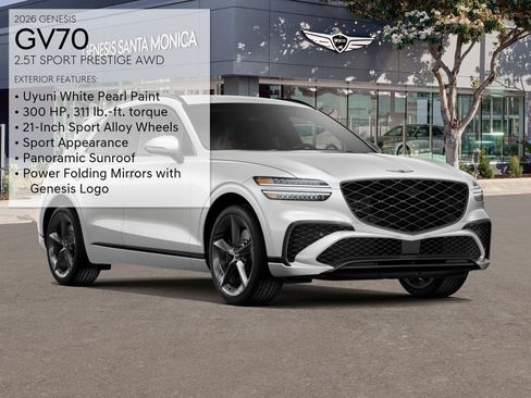 New 2026 Genesis GV70 2.5T Sport Prestige image 3