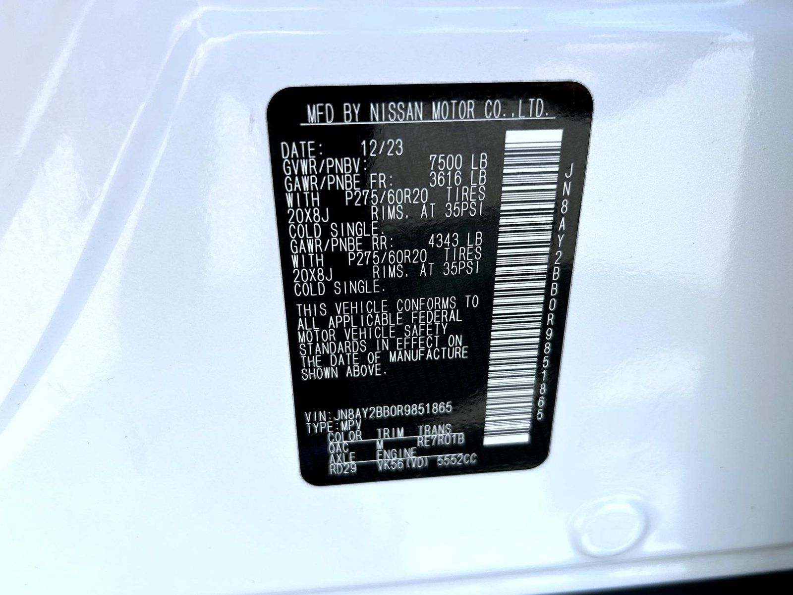 Used 2024 Nissan Armada SL w/ Captain's Chairs Package AWD/4WD image 27