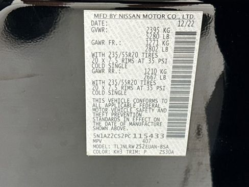 Used 2023 Nissan Murano SL w/ SL Moonroof Package AWD/4WD image 34