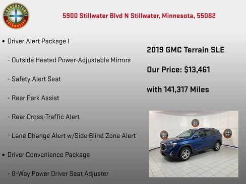 Used 2019 GMC Terrain SLE w/ Driver Convenience Package AWD/4WD image 5