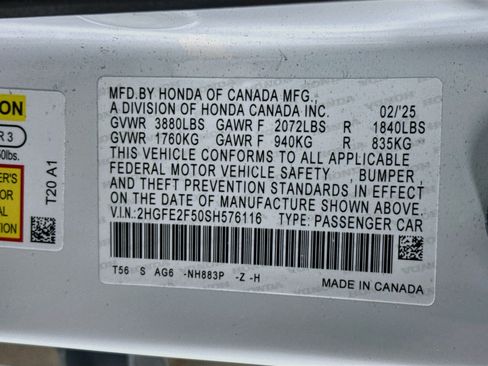 Used 2025 Honda Civic Sport image 36