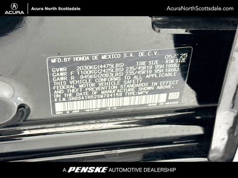 Certified 2025 Acura ADX A-Spec FWD image 34