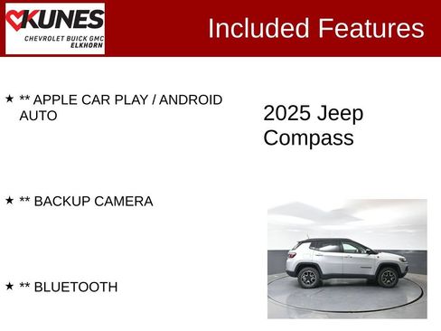 Used 2025 Jeep Compass Trailhawk AWD/4WD image 2