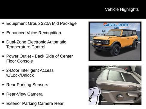 Used 2022 Ford Bronco Black Diamond image 8