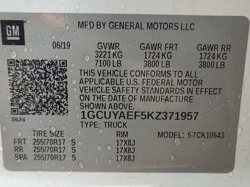 Used 2019 Chevrolet Silverado 1500 W/T w/ Trailering Package AWD/4WD image 9