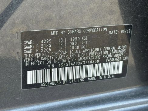 Used 2019 Subaru Impreza 2.0i AWD/4WD image 15