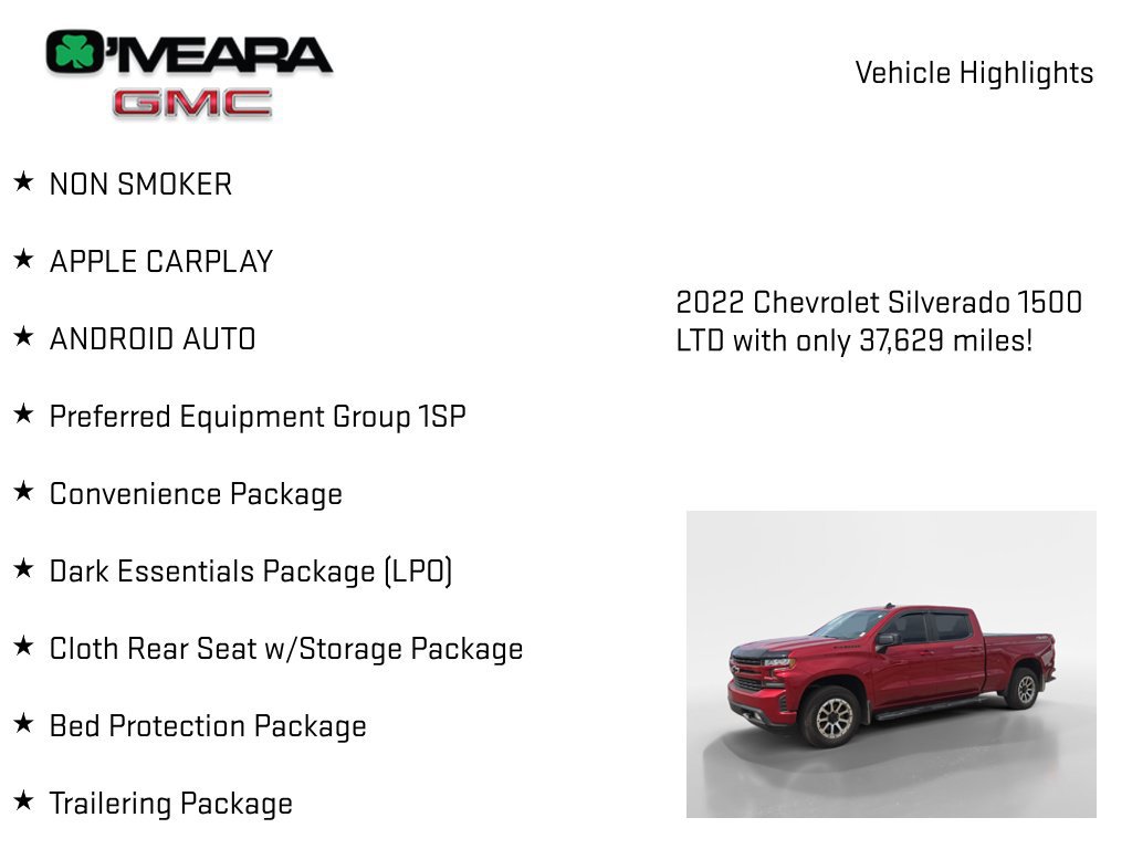 Used 2022 Chevrolet Silverado 1500 RST w/ Bed Protection Package AWD/4WD image 7