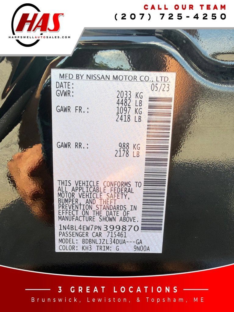 Used 2023 Nissan Altima 2.5 SL AWD/4WD image 16