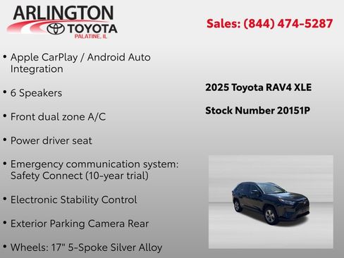 Used 2025 Toyota RAV4 XLE AWD/4WD image 4