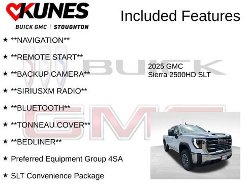 New 2025 GMC Sierra 2500 SLT w/ SLT Convenience Package AWD/4WD image 2
