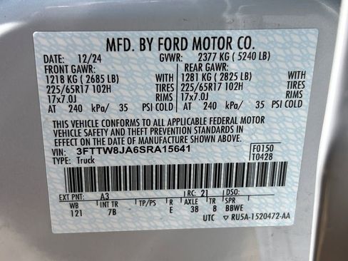 Used 2025 Ford Maverick XLT w/ XLT Luxury Package AWD/4WD image 30