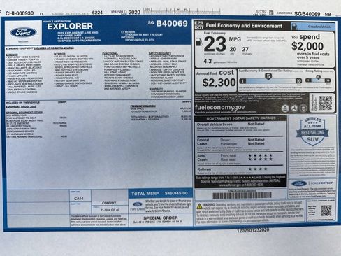 Used 2025 Ford Explorer ST-Line w/ ST-Line Street Pack AWD/4WD image 29