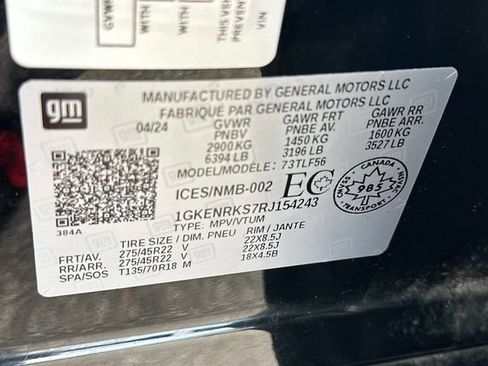 Used 2024 GMC Acadia Denali w/ LPO, Floor Liner Package AWD/4WD image 19