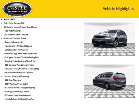 Used 2020 Chrysler Pacifica Limited w/ Advanced Safetytec Group FWD image 4
