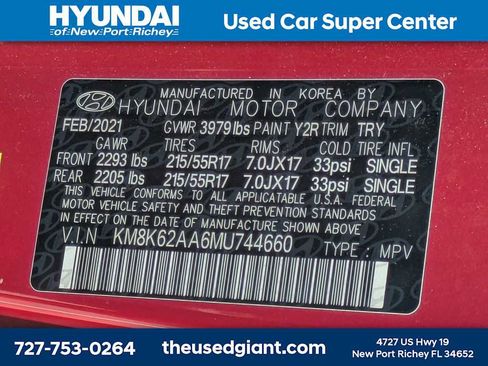 Used 2021 Hyundai Kona SEL Plus FWD image 38