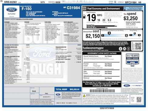 Used 2021 Ford F150 XLT w/ Equipment Group 301A Mid AWD/4WD image 4