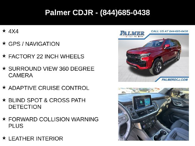 Used 2022 Chevrolet Tahoe Z71 w/ Luxury Package AWD/4WD image 6