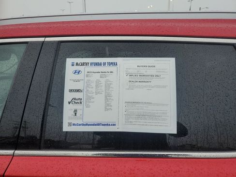 Certified 2023 Hyundai Santa Fe SEL FWD image 13