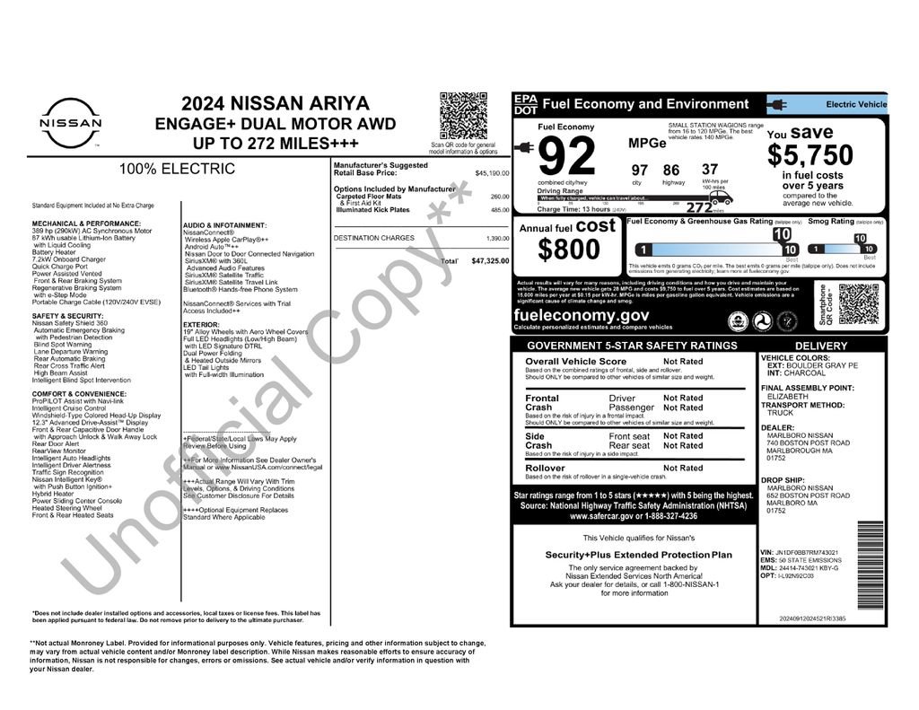 Certified 2024 Nissan Ariya AWD image 8