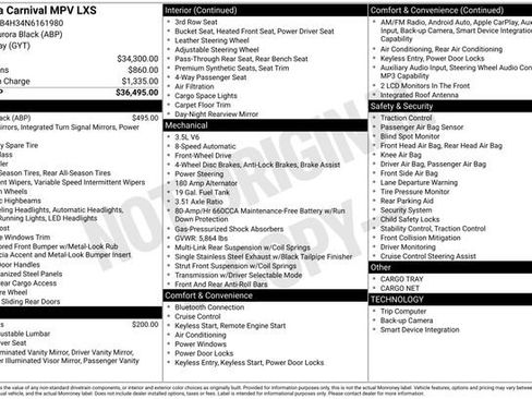Used 2022 Kia Carnival LX FWD image 9