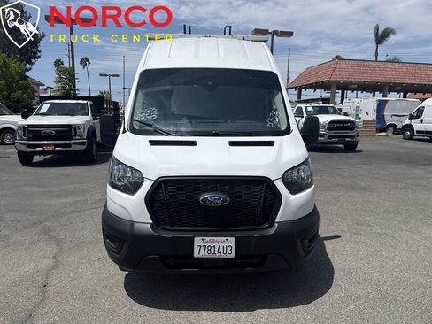 Used 2023 Ford Transit 350 148 High Roof Extended w/ Fleet Safety Package RWD image 3