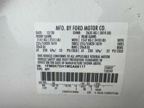 Used 2021 Ford Explorer XLT w/ Equipment Group 202A image 39