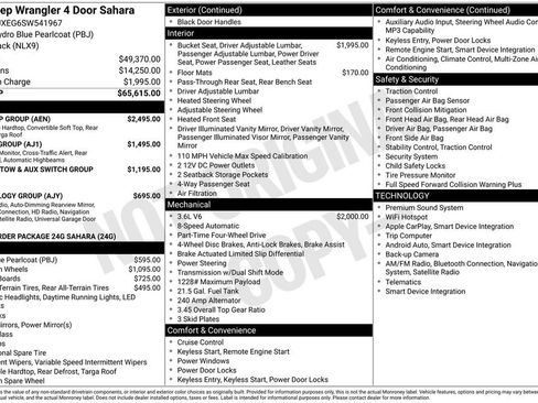 Used 2025 Jeep Wrangler Sahara w/ Dual Top Group image 2